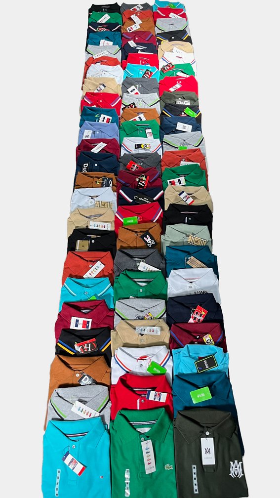 72 Playeras tipo polo Standard