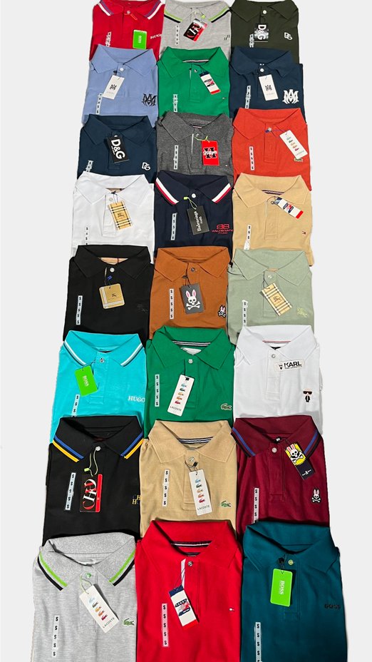 24 Playeras tipo polo Standard